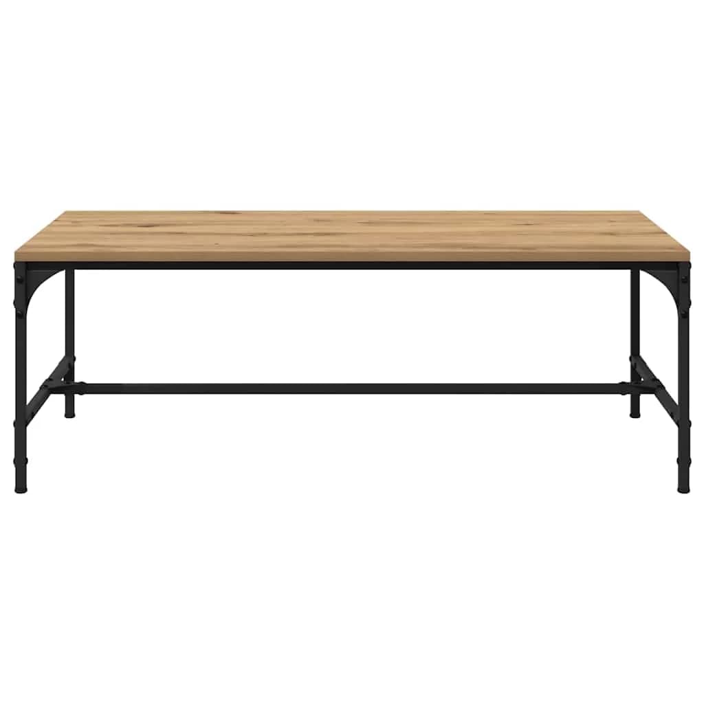 Klubska miza Umetni hrast 100 x 50 x 35 cm Inženirski les - slika 5