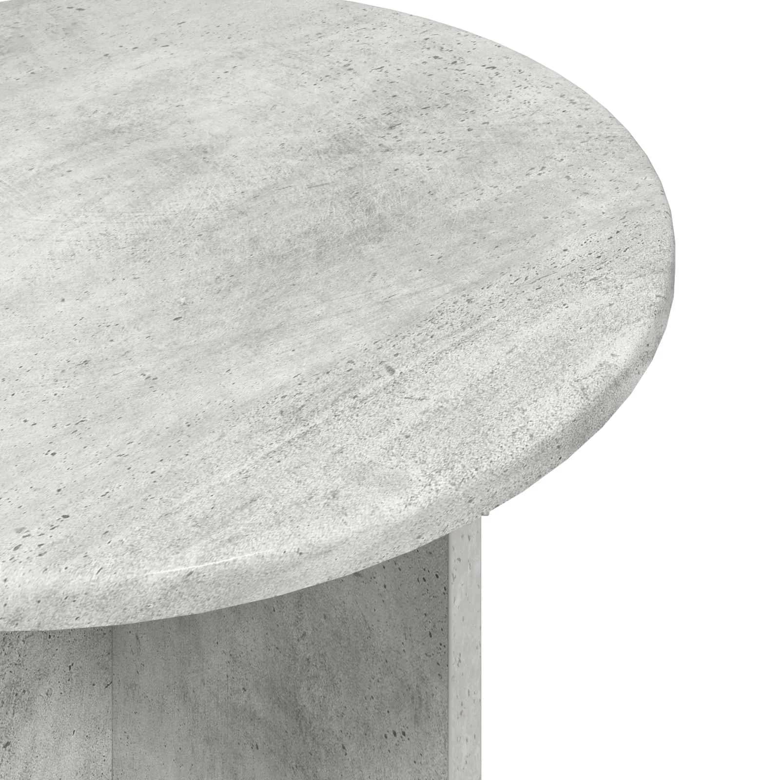 Komplet stranskih mizic 2 kos Betonsko siva Ø 45 x 45 cm - slika 6