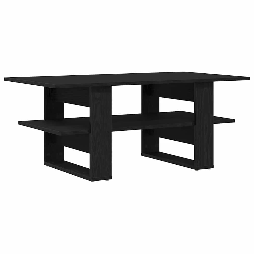 Klubska miza Črna Orehovina 102 x 55 x 42 cm Inženirski les - slika 5