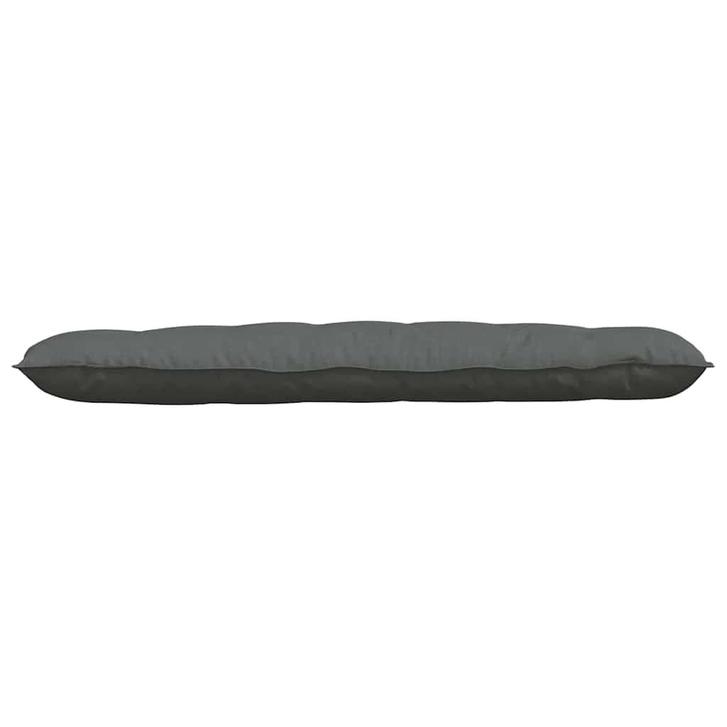 Poglavni vzglavnik Temno siva 160 x 19 x 50 cm blago - slika 5