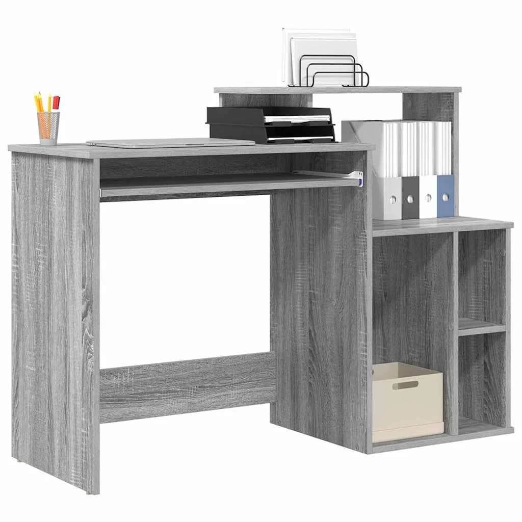 Miza Siva Sonoma Inženirski les 120,5 x 44 x 88,5 cm - slika 3