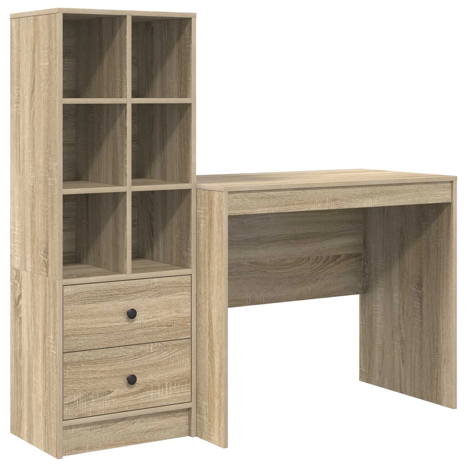 Miza Sonoma hrast 135,5 x 50 x 127 cm 2 kos - slika 2