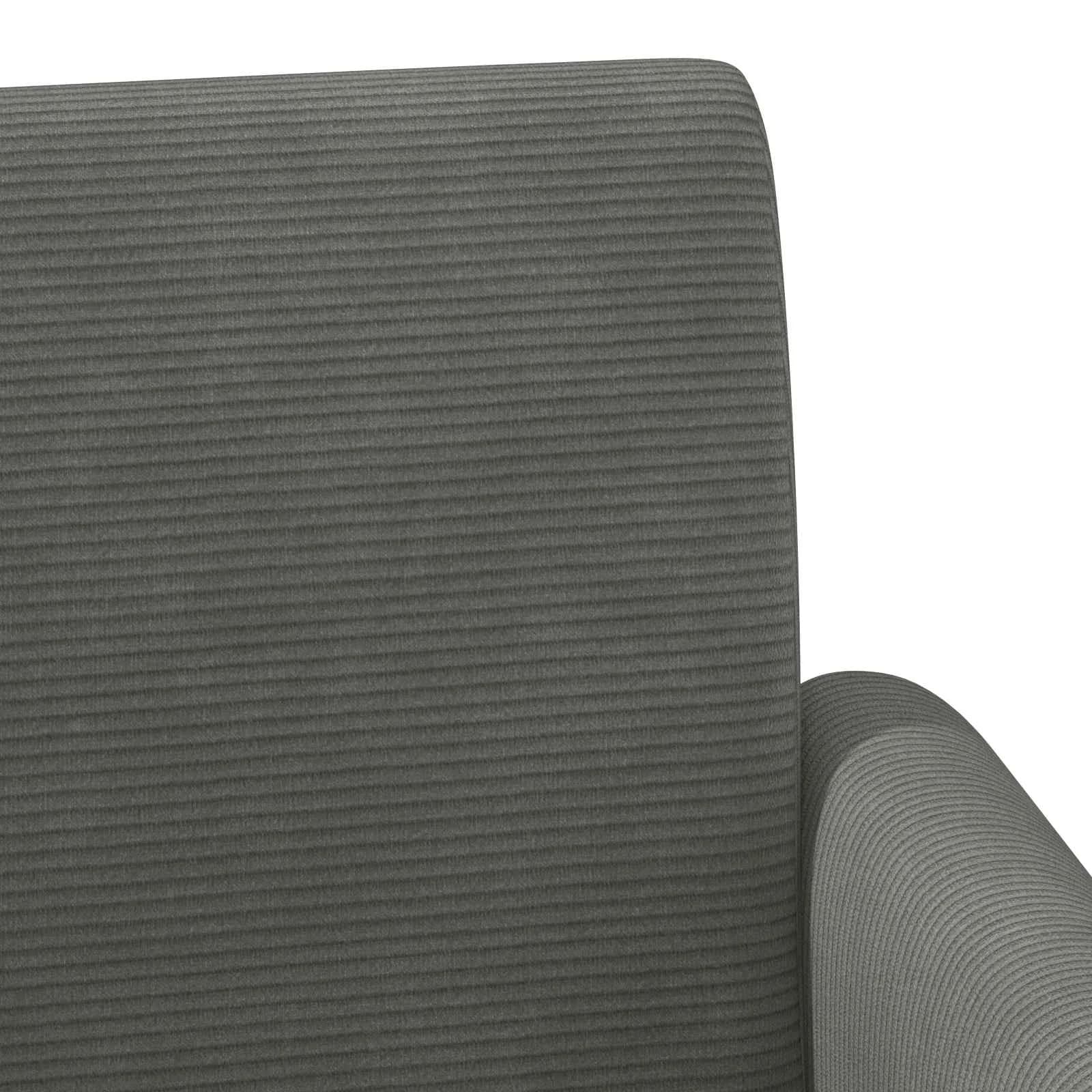 Dvojnica s gumbi Temno siva 116 x 67 x 81 cm Žametna tkanina - slika 7