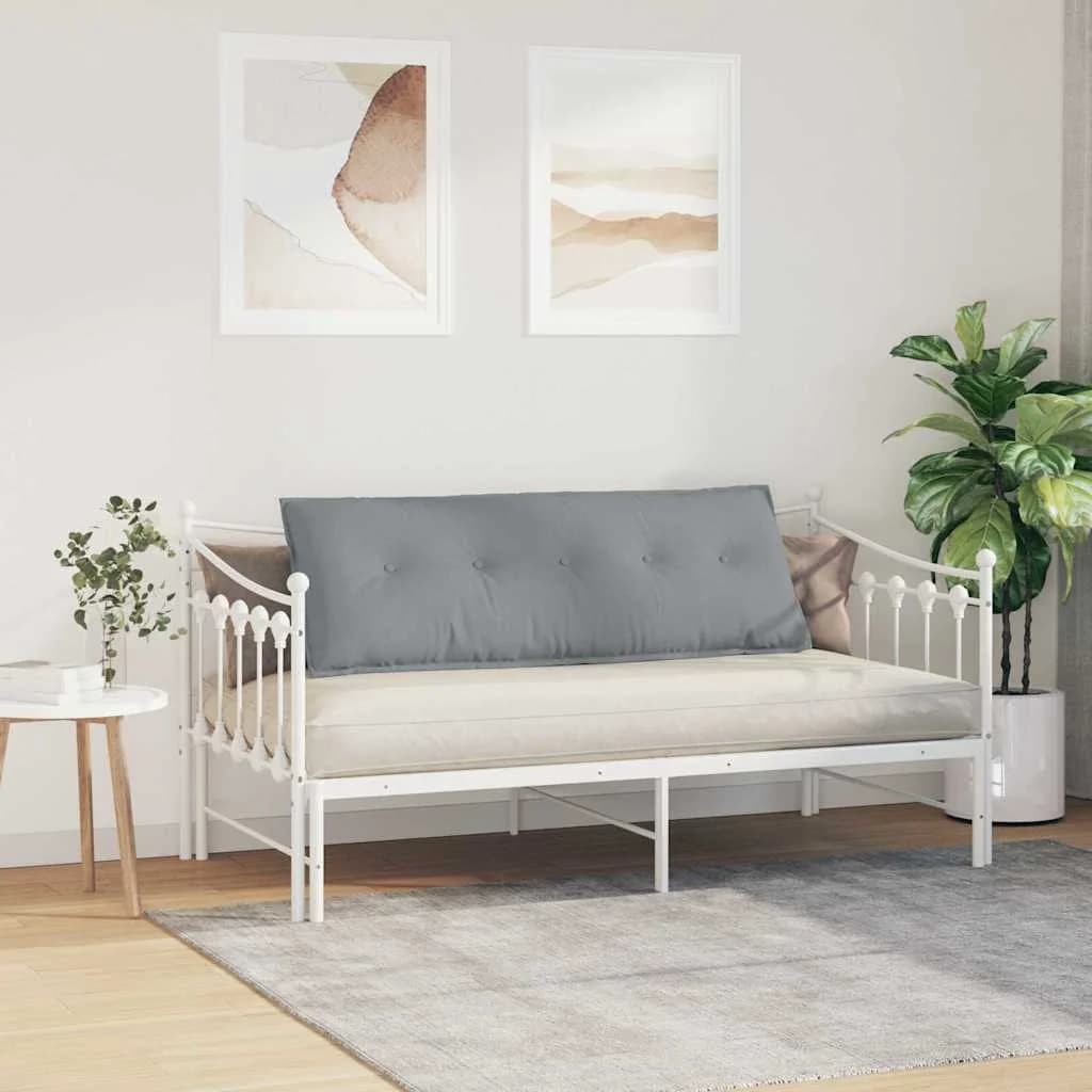Poglavni vzglavnik Svetlo siva 140 x 19 x 50 cm blago - slika 4