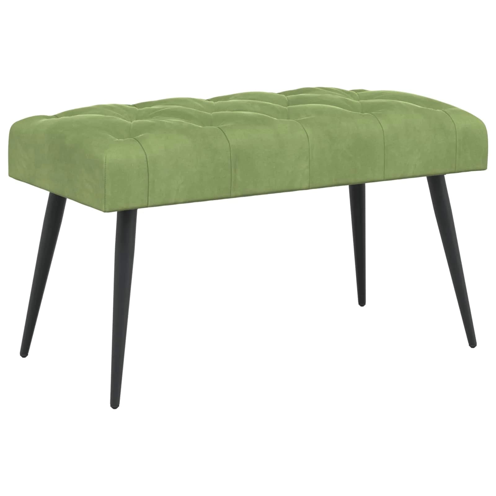 Klop s gumbnim oblazinjenjem Svetlo zelena 80 x 40 x 46 cm - slika 2