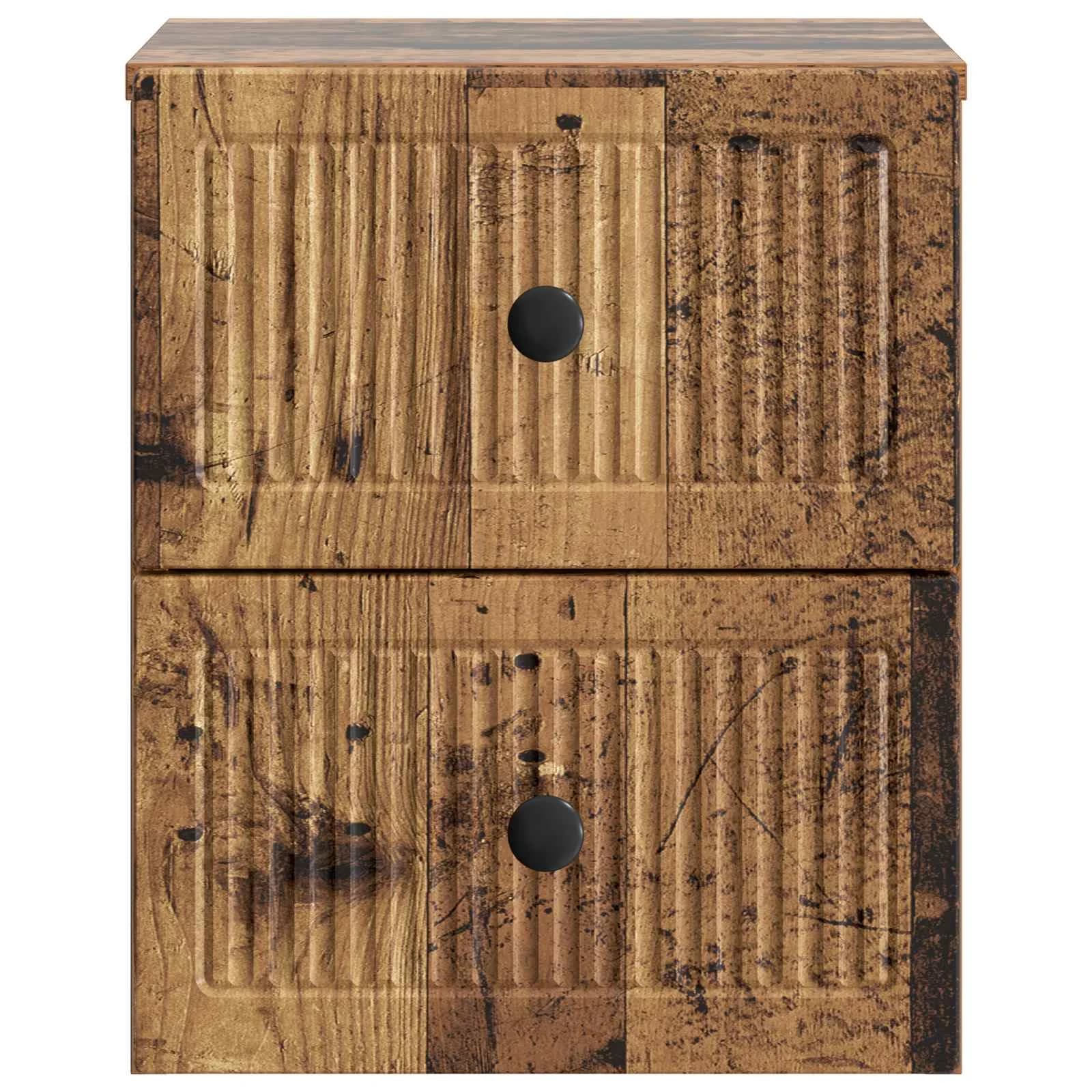 Stenski nočni omarici 2 kos Star les 33 x 34,5 x 40 cm - slika 7