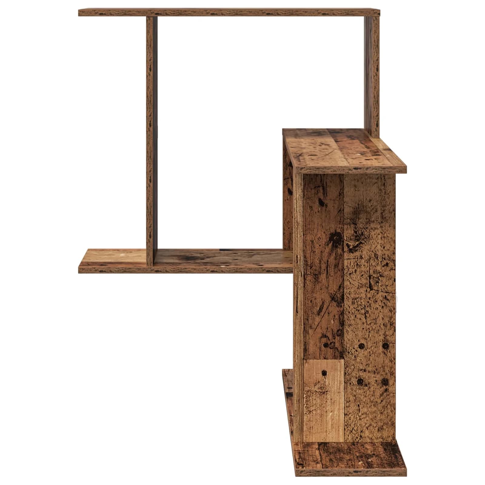 Stenska polica Star les 67 x 67 x 87 cm Inženirski les - slika 4