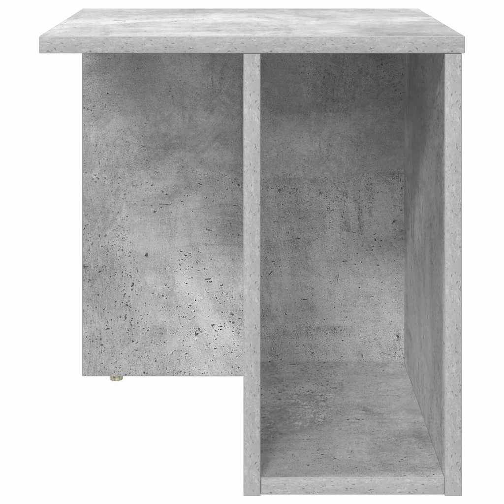 Stranska miza Betonsko siva 37 x 32 x 40 cm Inženirski les - slika 5