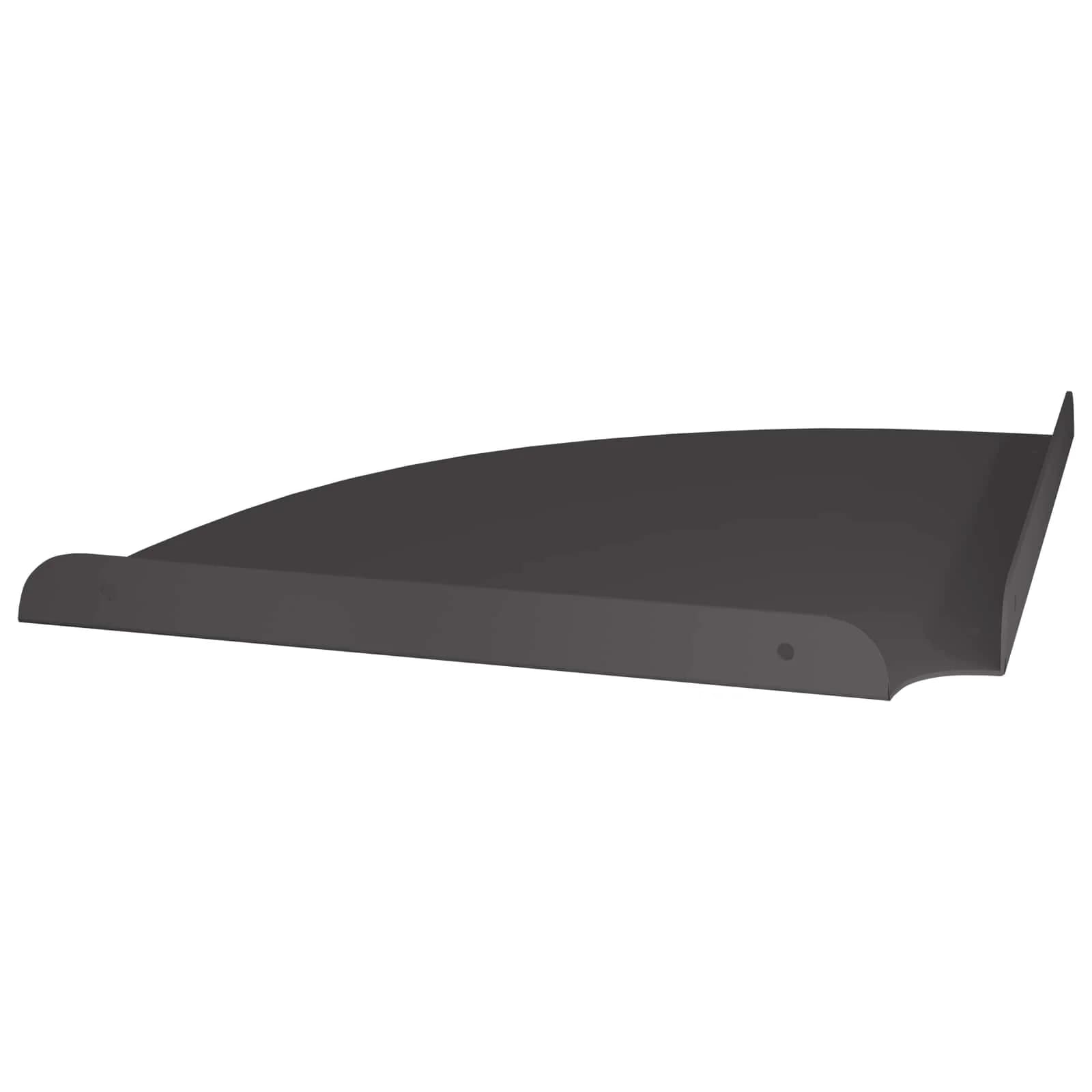 Kotna lebdeča polica Kotni nosilec 4 kos Črna 30 x 30 x 2 cm - slika 7