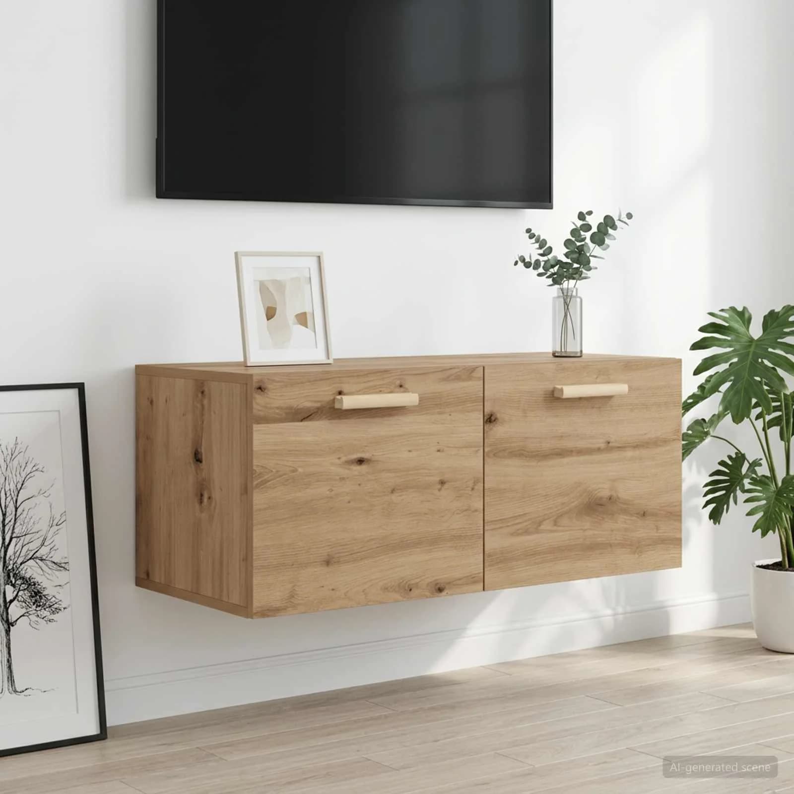 Omarica na steni Montaža za steno Artisan hrast Inženirski les
