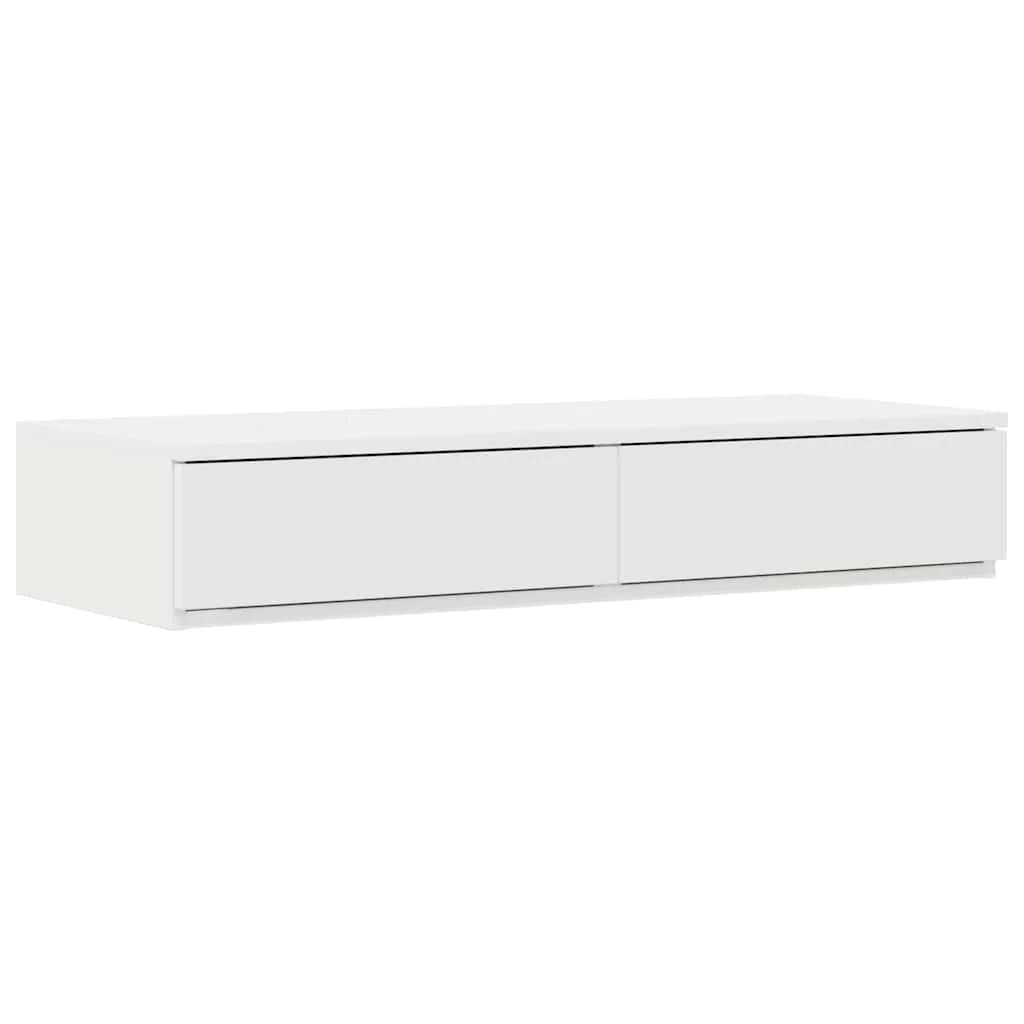 Posteljni predali Bela 80 x 36,5 x 16,5 cm Inženirski les - slika 2