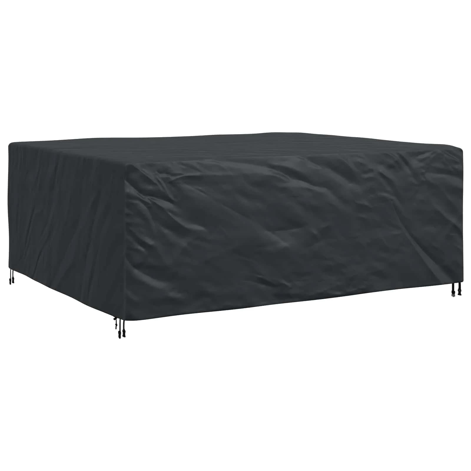 Prevleka za pohištvo Enobarvno Črna 250 x 210 x 70 cm 600D - slika 5