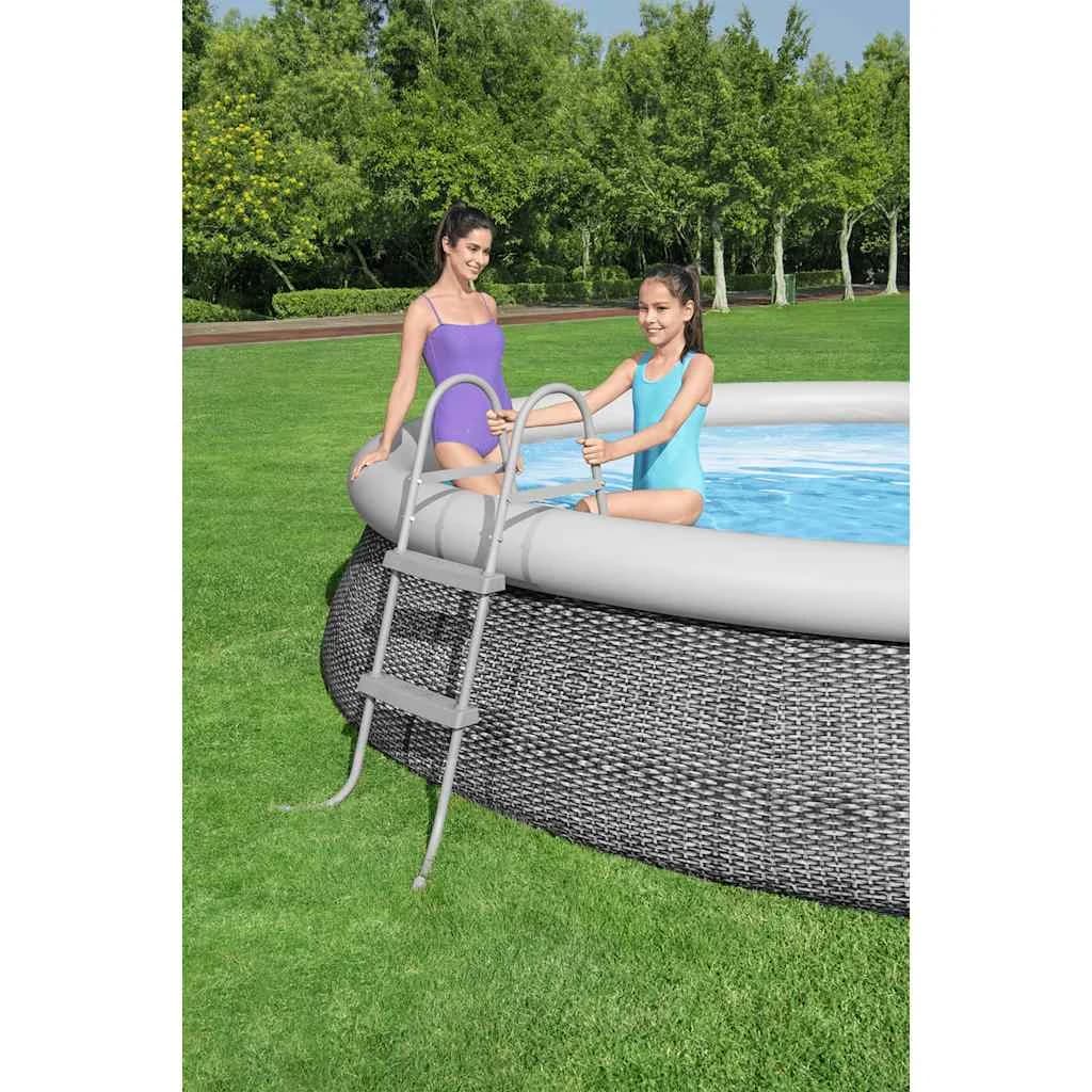 Bestway Lestev za bazen z 2 stopnicama Flowclear 84 cm - slika 5