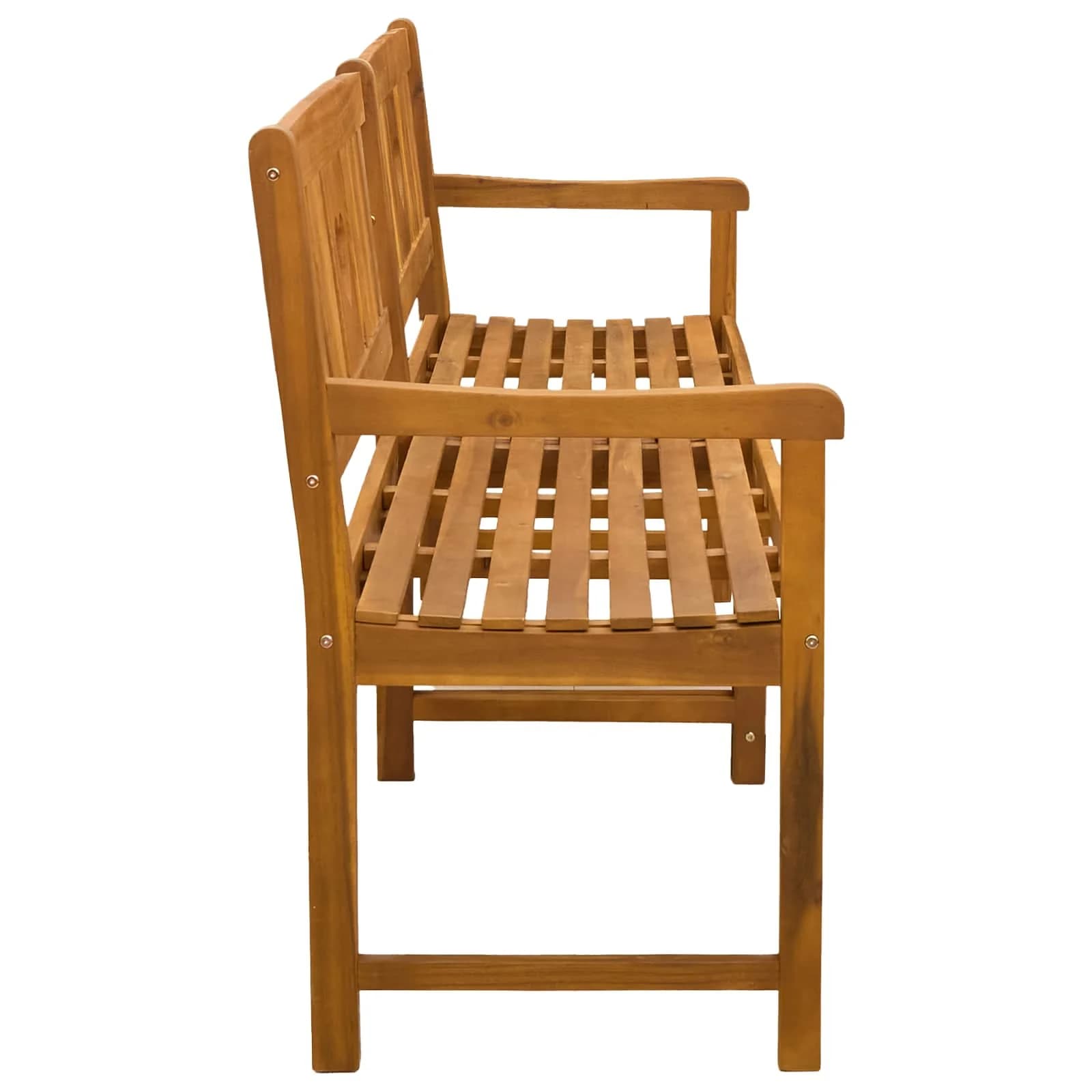 Zunanja klop Naravna 180 x 55,5 x 90 cm Masiven les akacije - slika 4