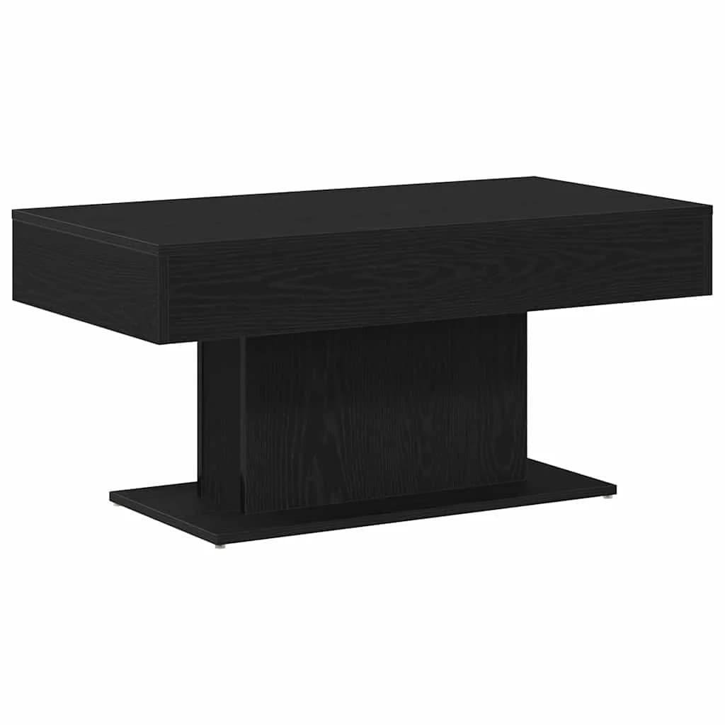 Klubska miza Črna Orehovina 96 x 50 x 45 cm Inženirski les - slika 5