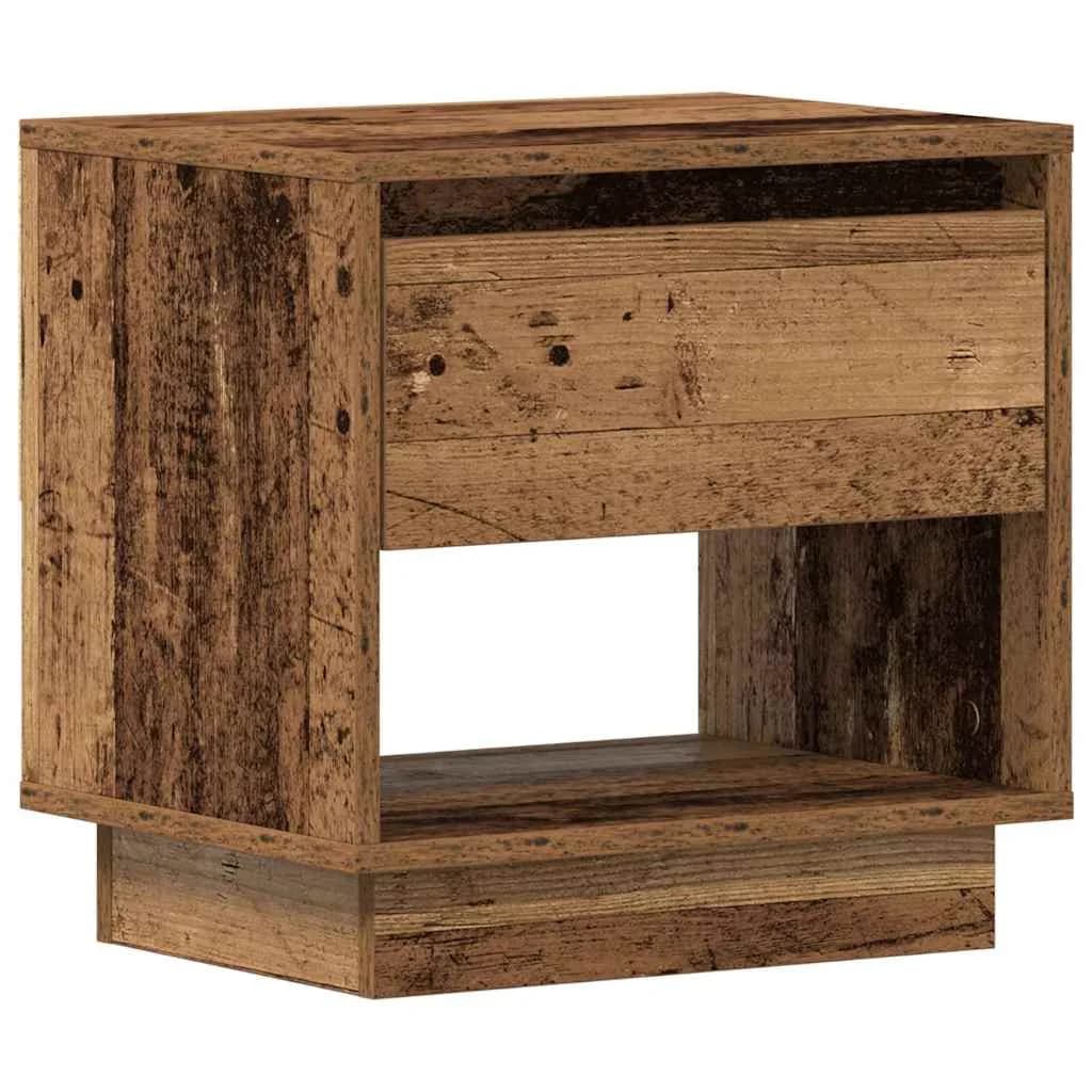 Nočna omarica 2 kos Star les 45 x 34 x 44 cm Inženirski les - slika 6