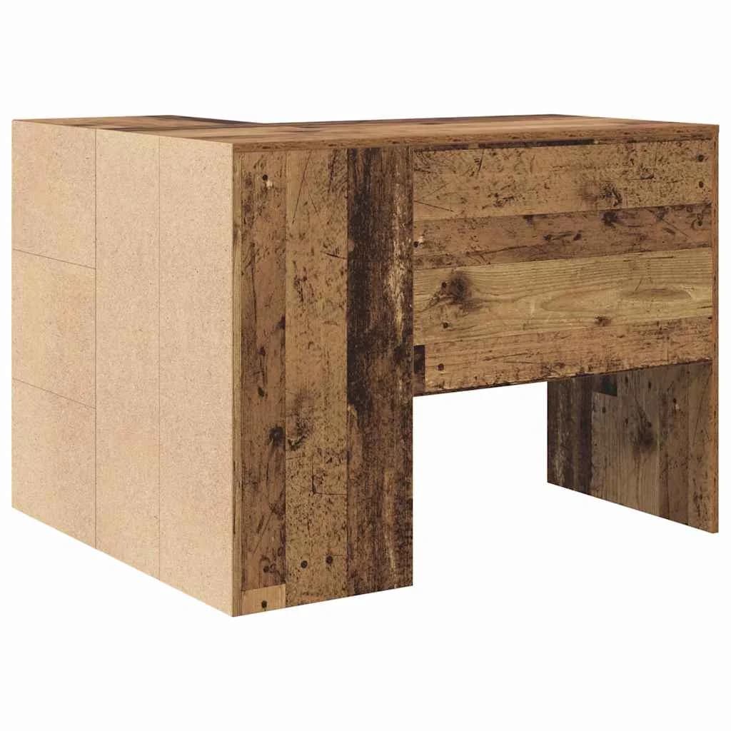 Kotniška miza s predalom Star les 102 x 88 x 75 cm - slika 9