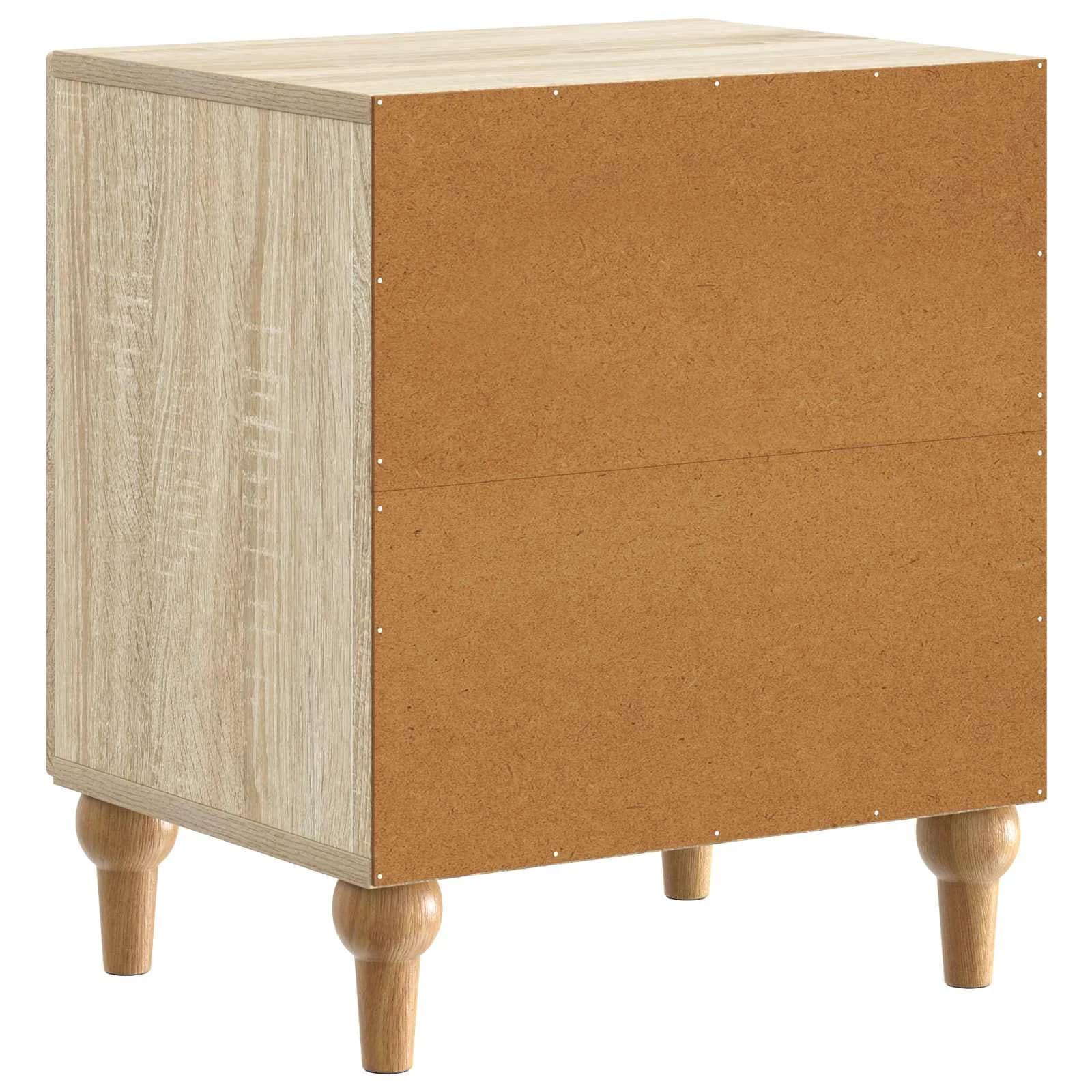 Nočna omarica Sonoma hrast 43 x 34,5 x 50 cm Inženirski les - slika 7