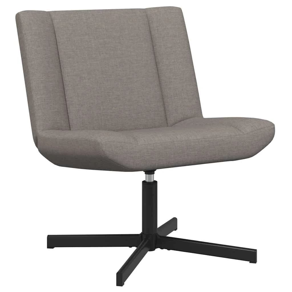 Vrtljiv stol Taupe 63 x 75 x 76 cm blago - slika 2