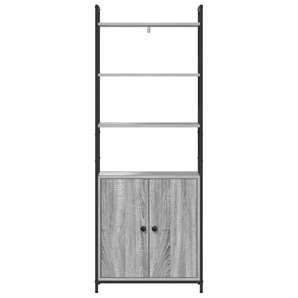 Knjigovni omar 6 nivojev 60 x 24 x 161 cm Inženirski les - slika 6