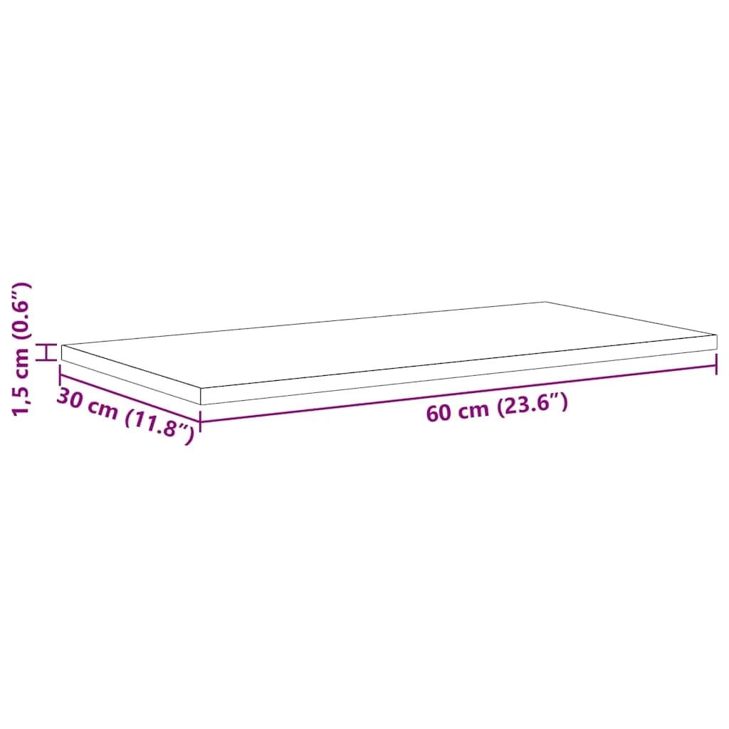 Polica za knjige 3 nivojev 4 kos 60 x 30 x 1,5 cm Črna - slika 11