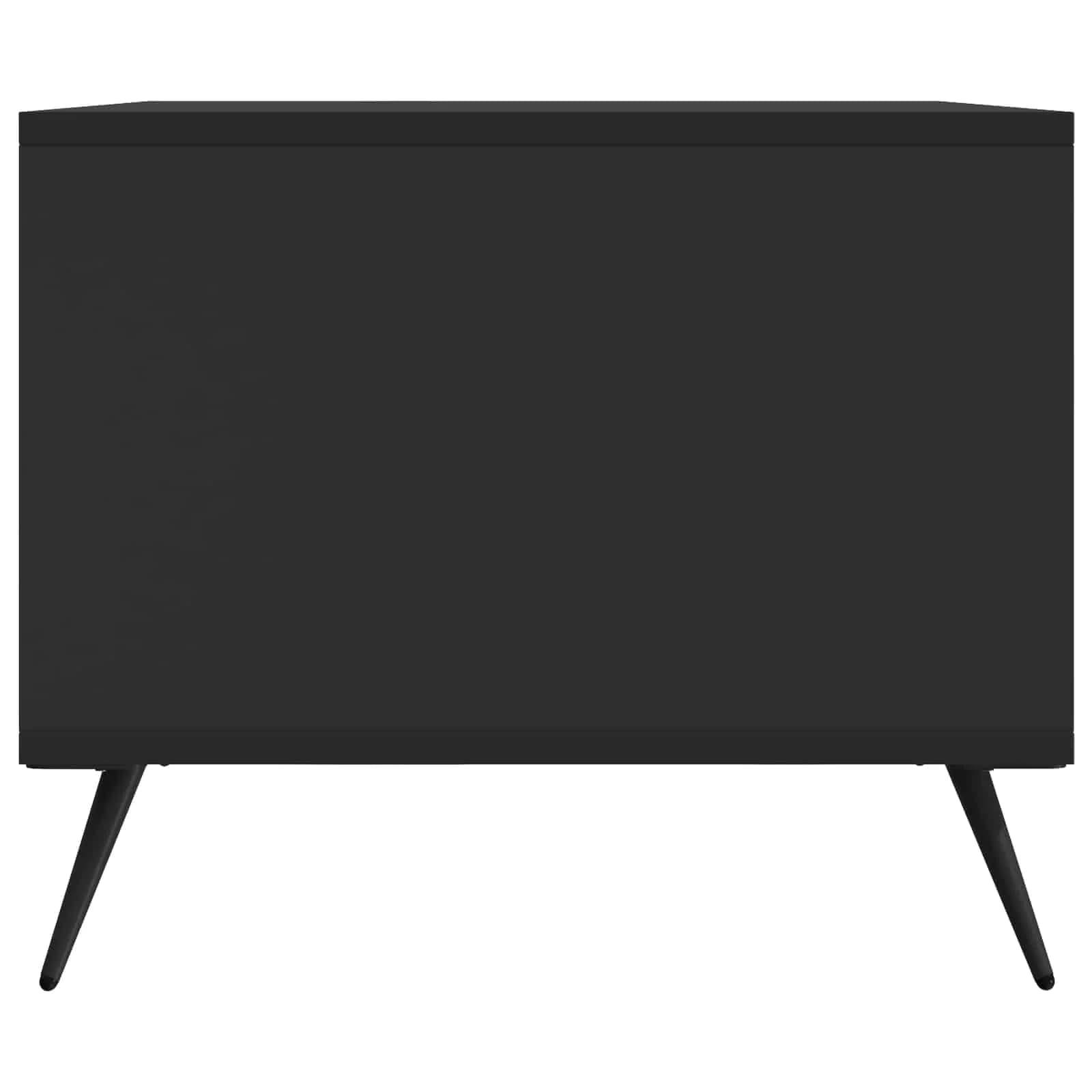 Klubska miza Črna 90 x 50 x 40 cm Inženirski les - slika 6