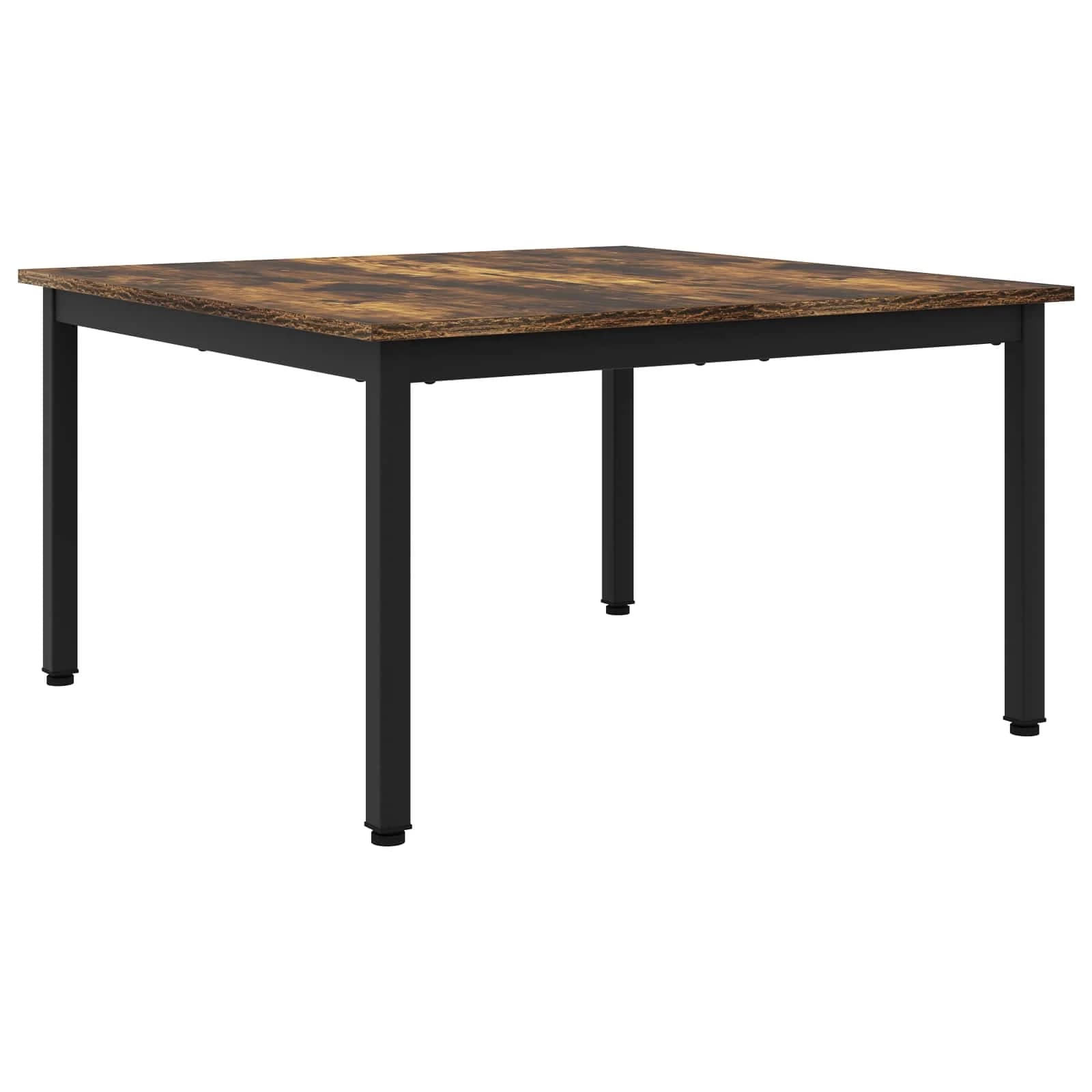 Klubska miza Dimni hrast 80 x 80 x 45 cm Inženirski les - slika 2