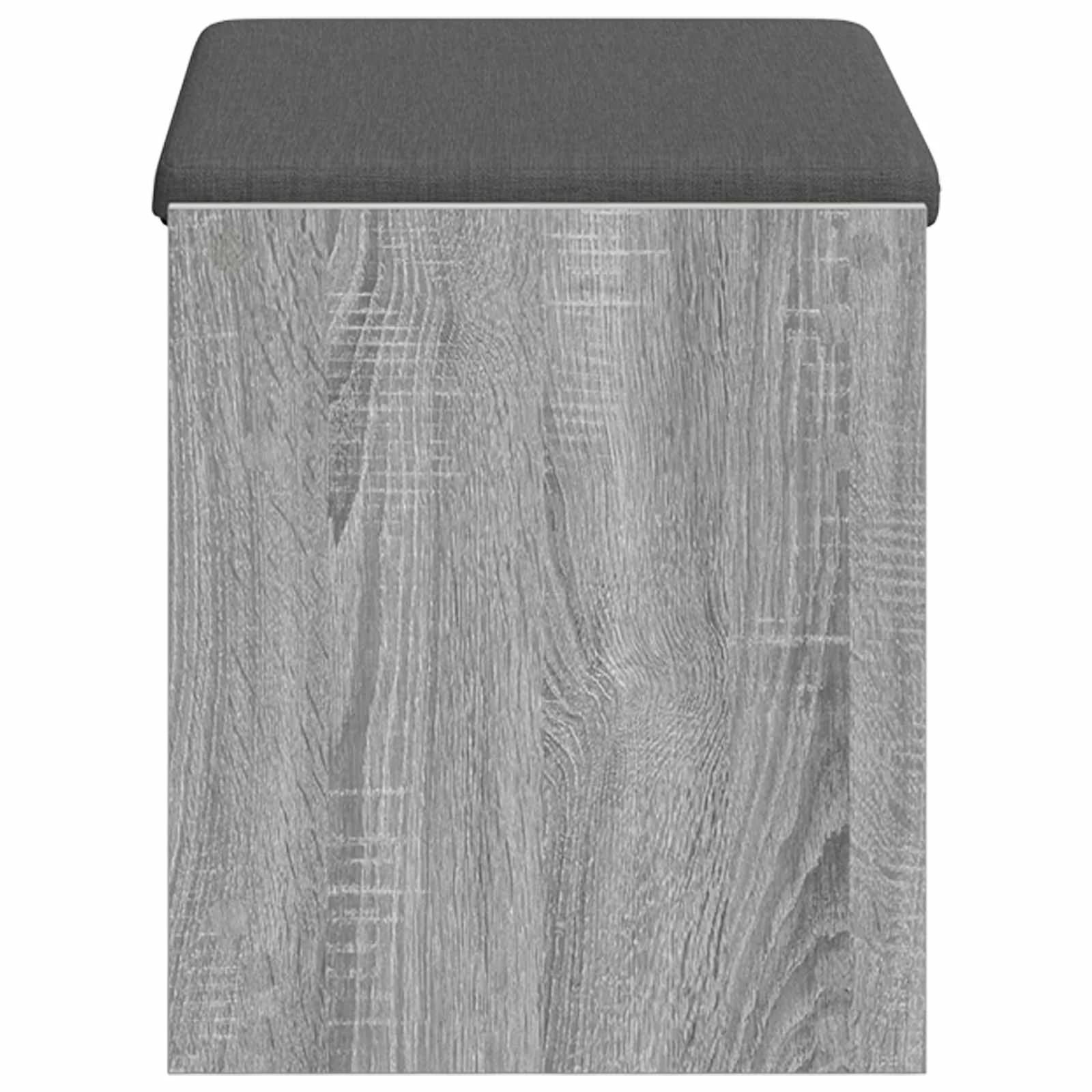 Haldna klop z blazino s polico Siva Sonoma 63 x 38 x 45 cm - slika 6