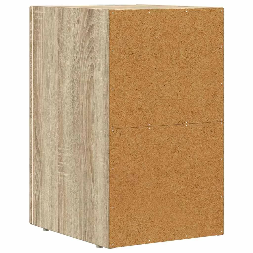 Nočna omarica ELST 2 kos Sonoma hrast 29,5 x 33,5 x 50 cm - slika 8