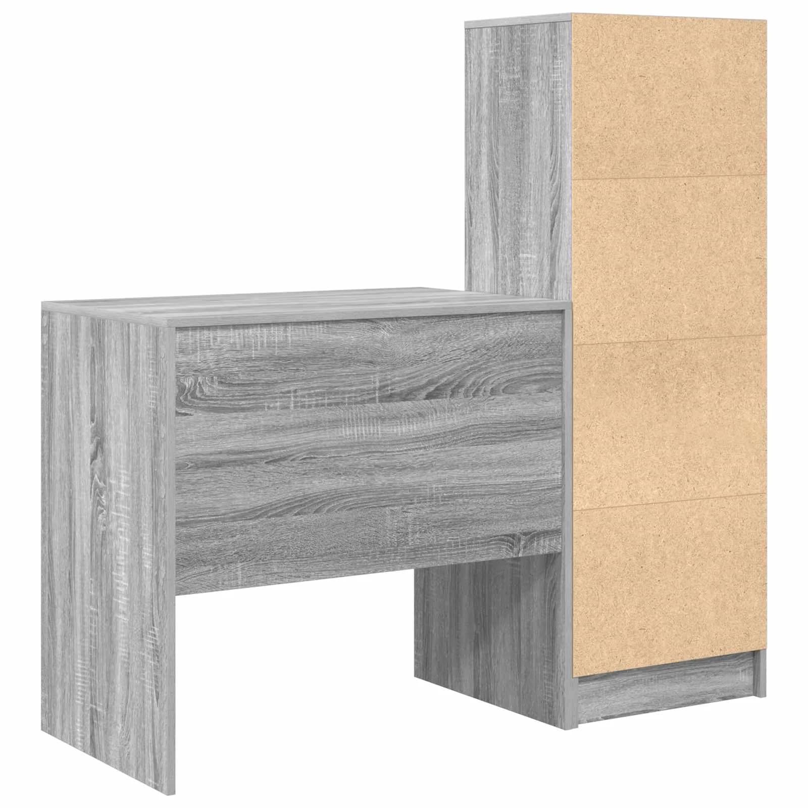 Miza Siva Sonoma 125,5 x 50 x 127 cm 2 kos - slika 9