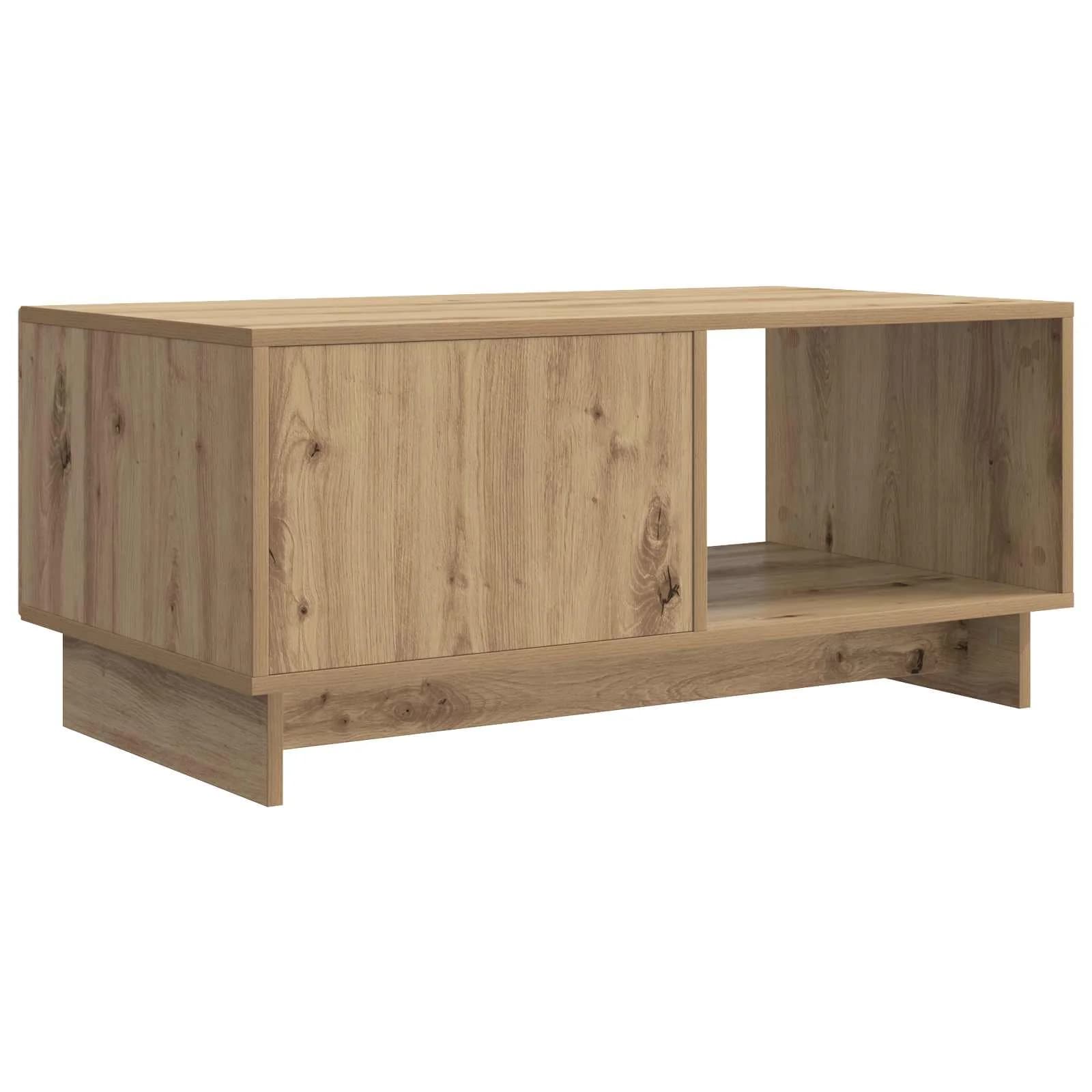 Klubska miza Artisan hrast 90 x 50 x 40 cm Inženirski les - slika 7