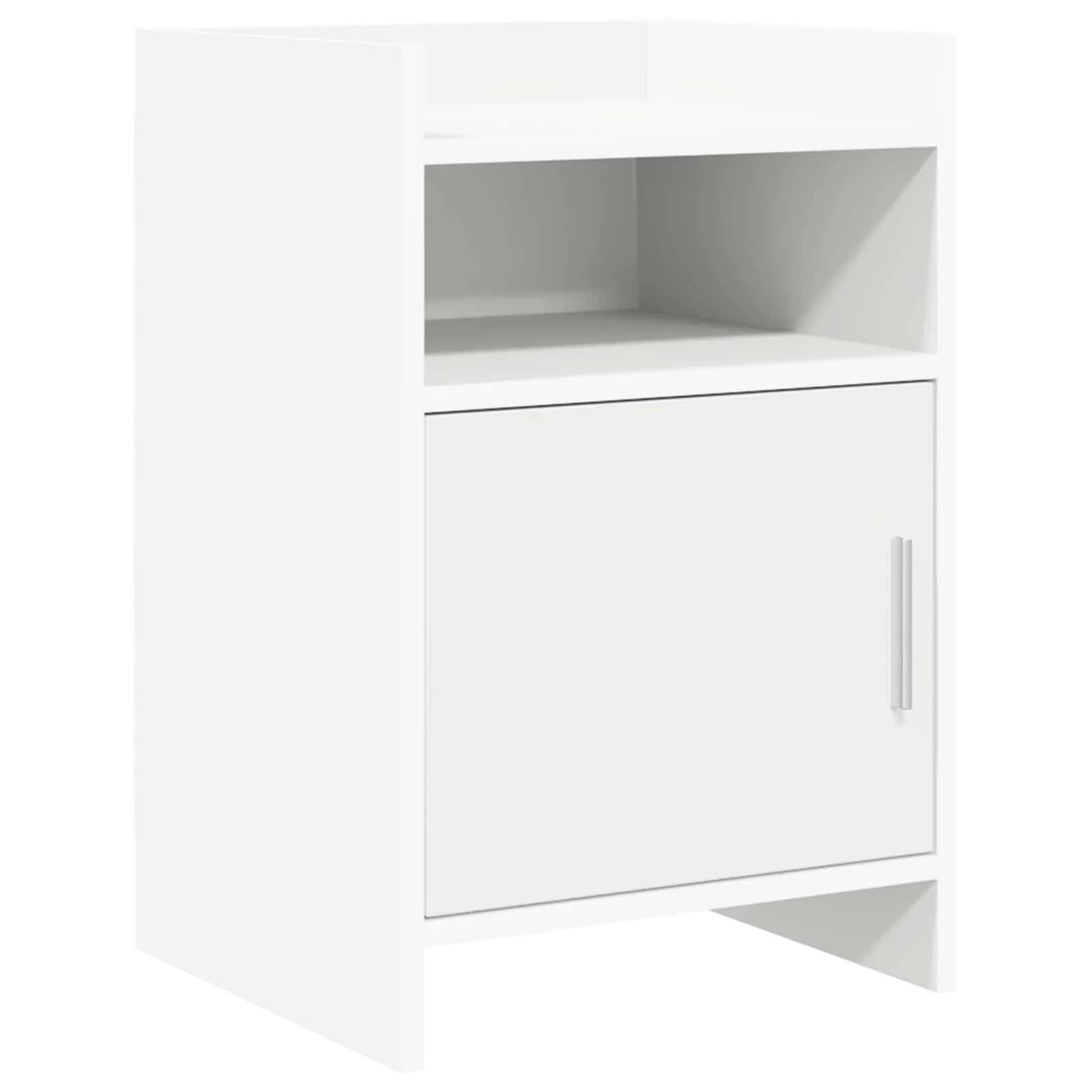 Posteljne mize Bela 40 x 36 x 60 cm Inženirski les