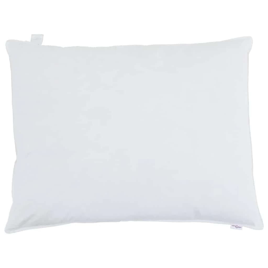 Vzglavnik z blazino Bela 40 x 60 cm Perje - slika 5