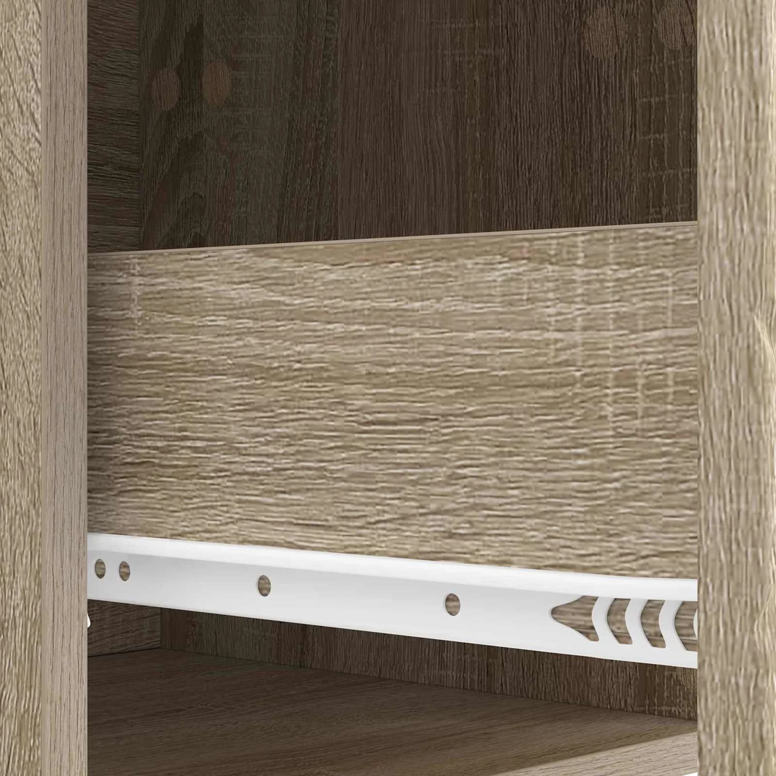 Stenski nočni omarici 2 kos Sonoma hrast 49 x 34,5 x 20 cm - slika 10