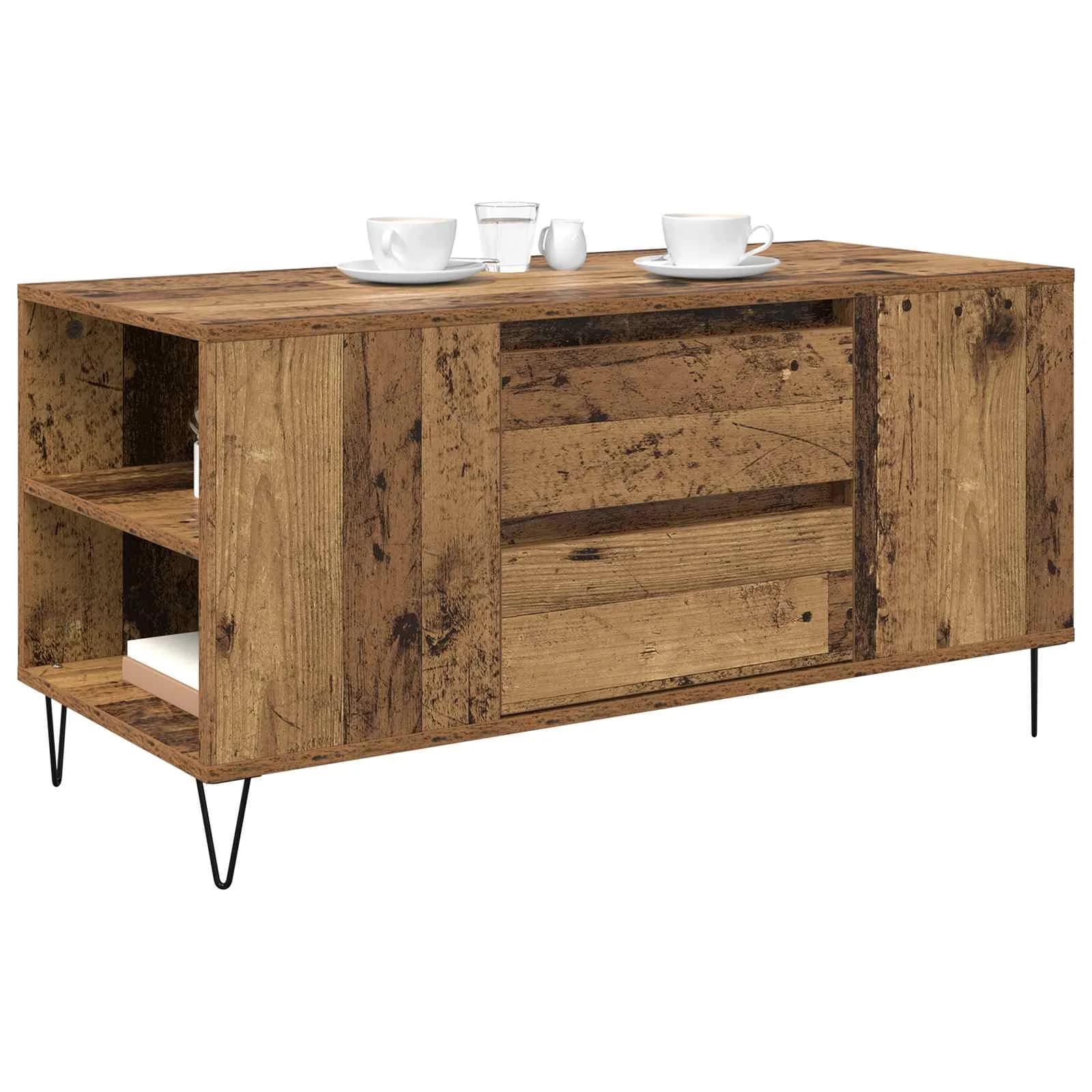 Klubska miza Star les 102 x 44,5 x 50 cm Inženirski les - slika 3