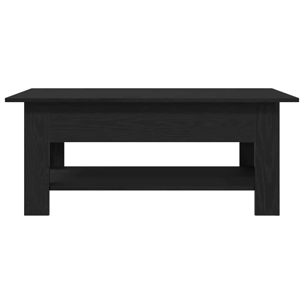 Klubska miza Črna Orehovina 102 x 55 x 42 cm Inženirski les - slika 5