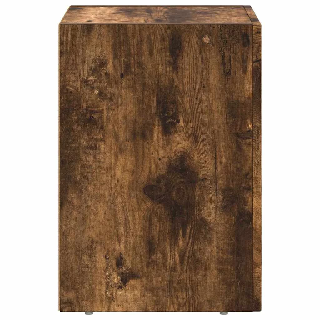 Nočna omarica ELST 2 kos Dimljeni oreh 29,5 x 33,5 x 50 cm - slika 7