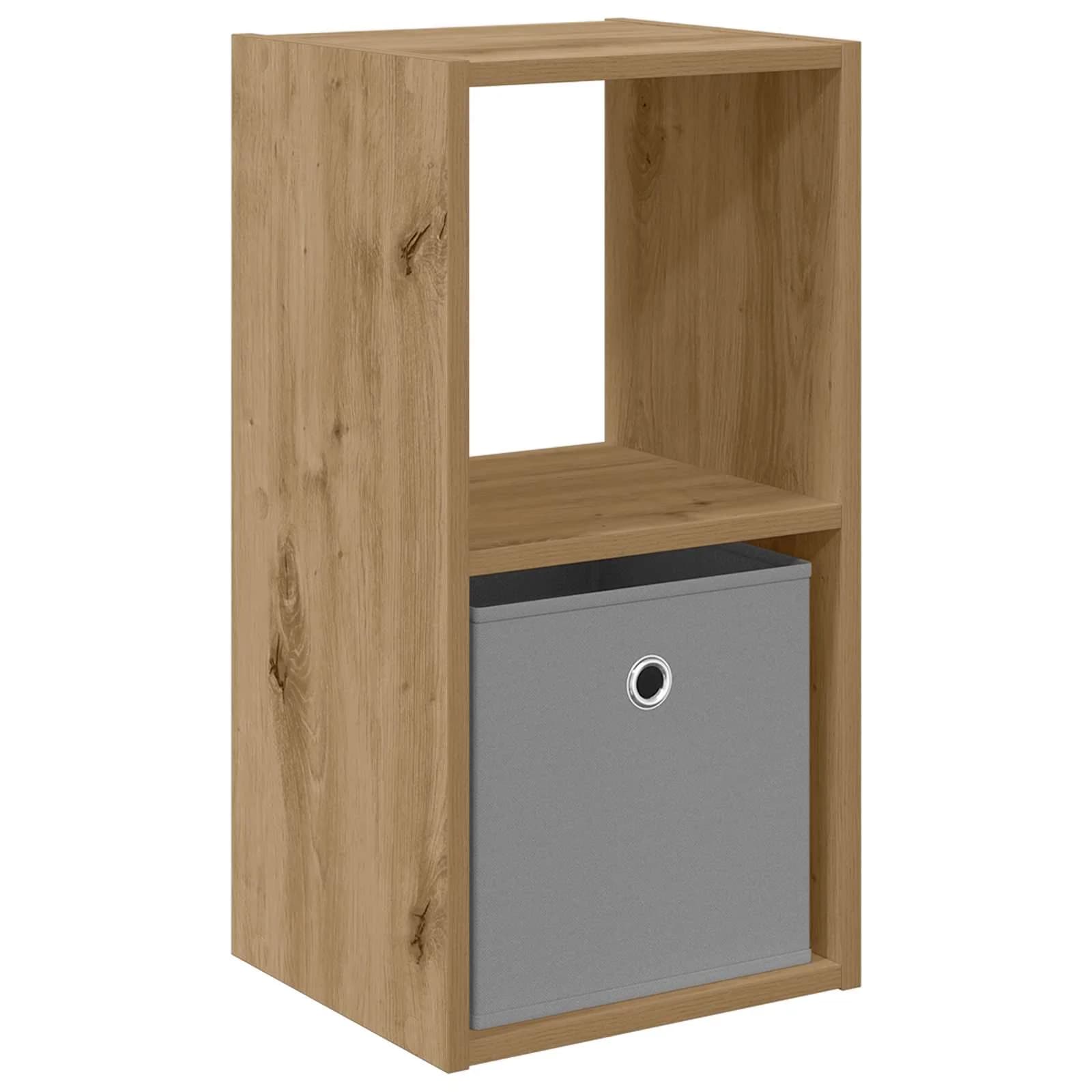 Nočna omarica Umetni hrast 30,5 x 27 x 59,5 cm Inženirski les - slika 2