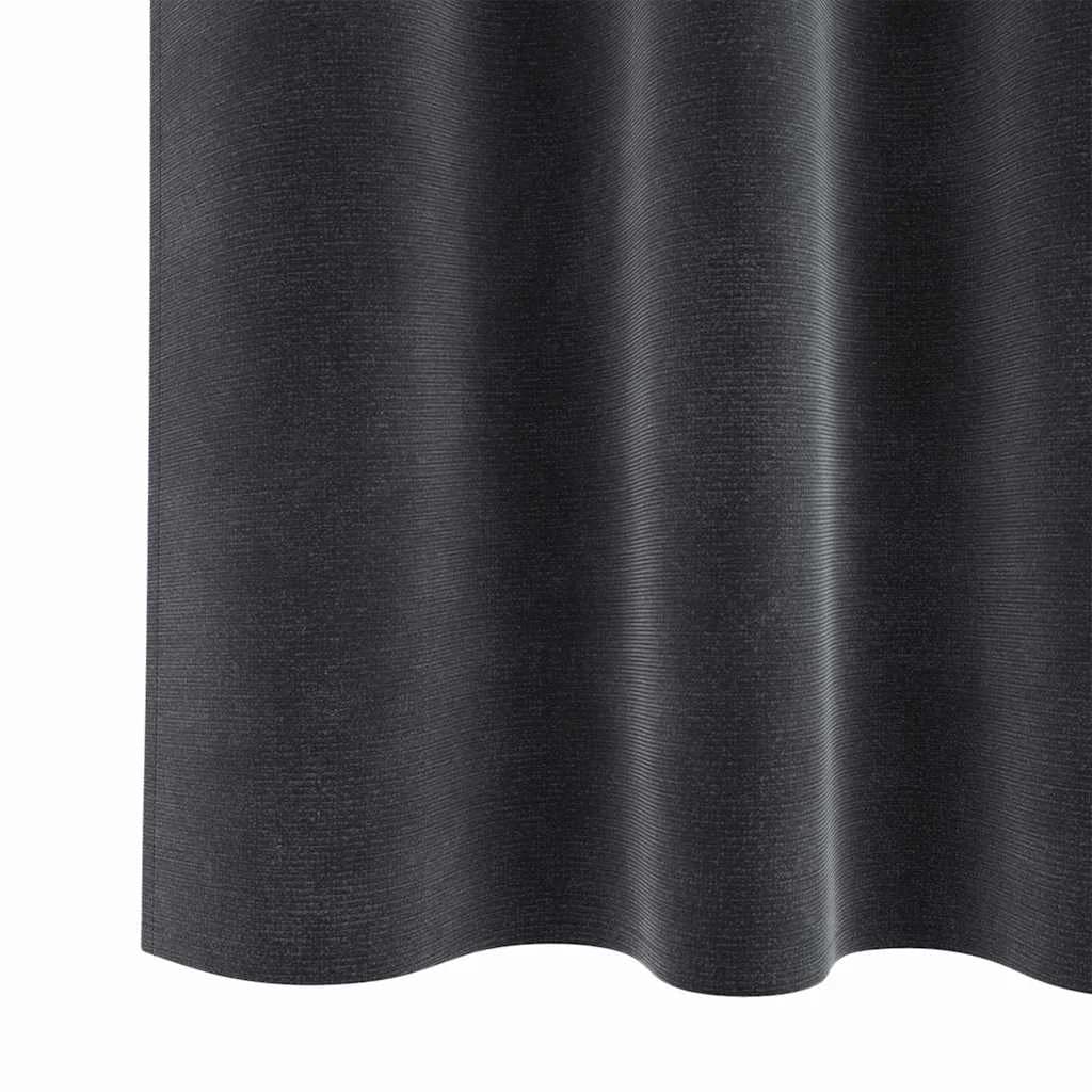 Zatemnitvene zavese 2 kos Temno siva 140 x 245 cm Žamet - slika 6