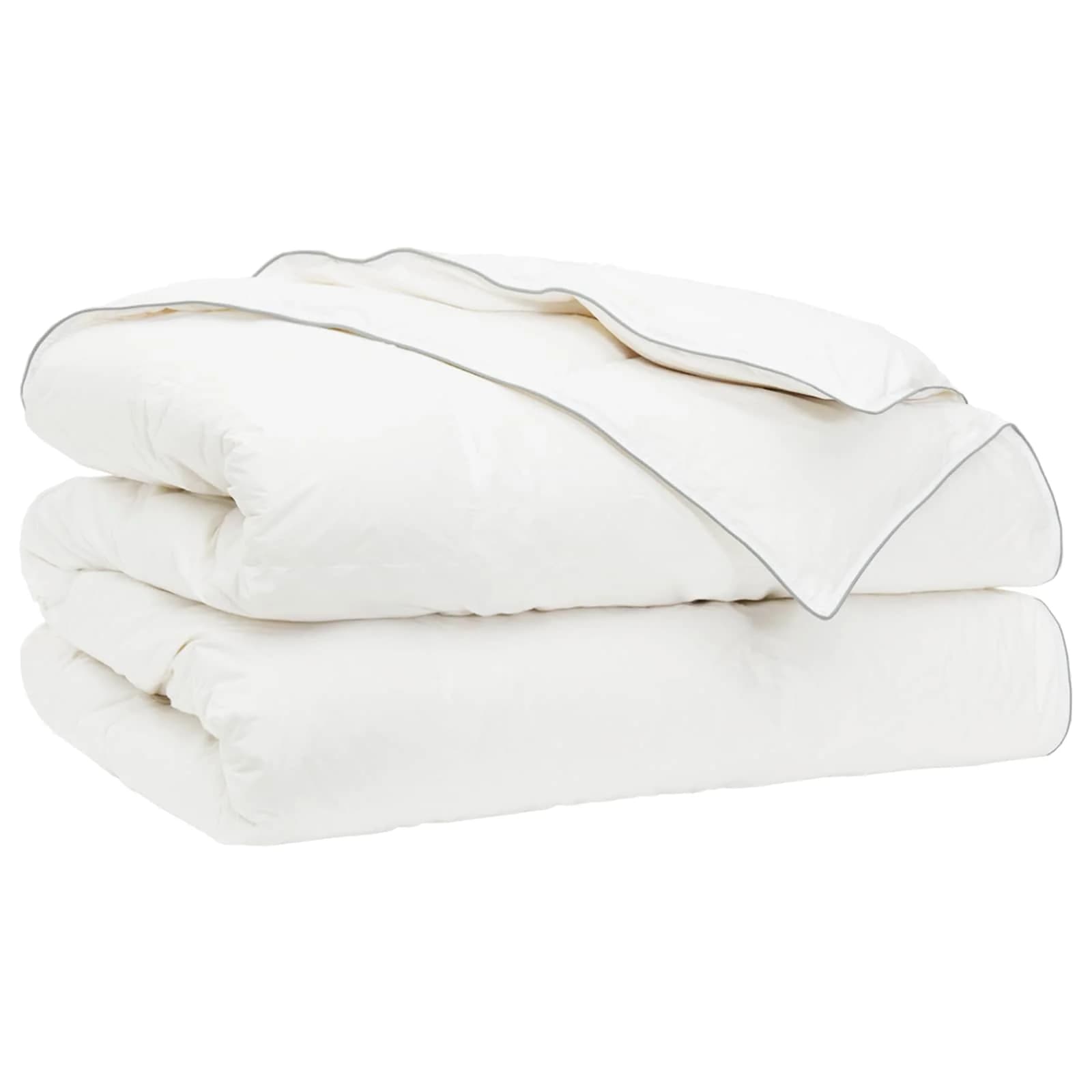 90% Gosji puh set odej FULDA 3 kos 140 x 220 cm 310 GSM Bela - slika 4