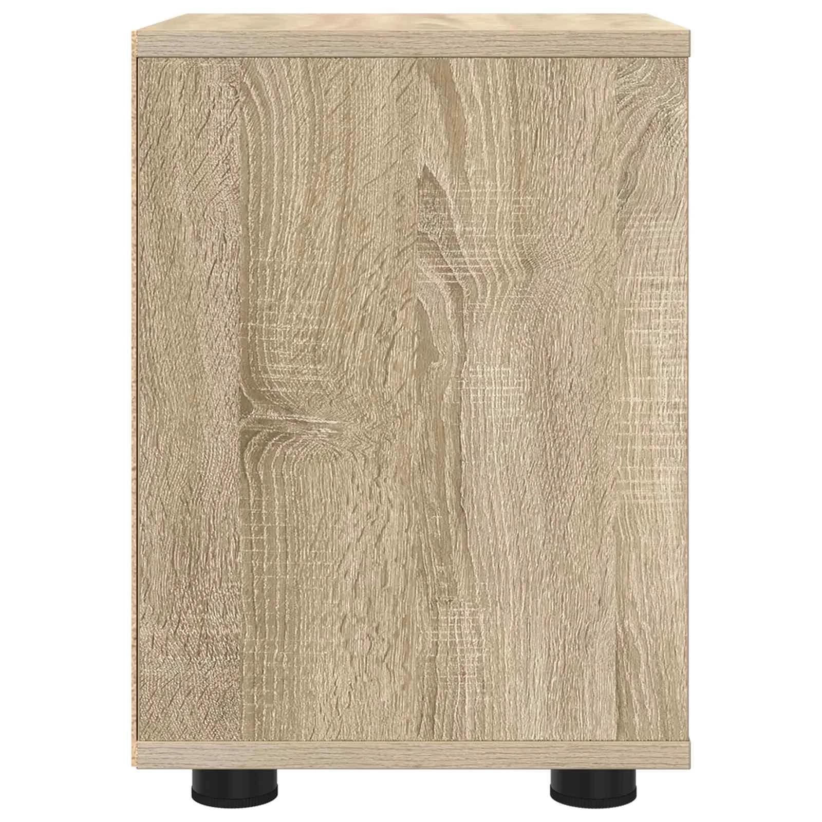 Nočna omarica Sonoma hrast 30,5 x 30 x 43 cm Inženirski les - slika 7