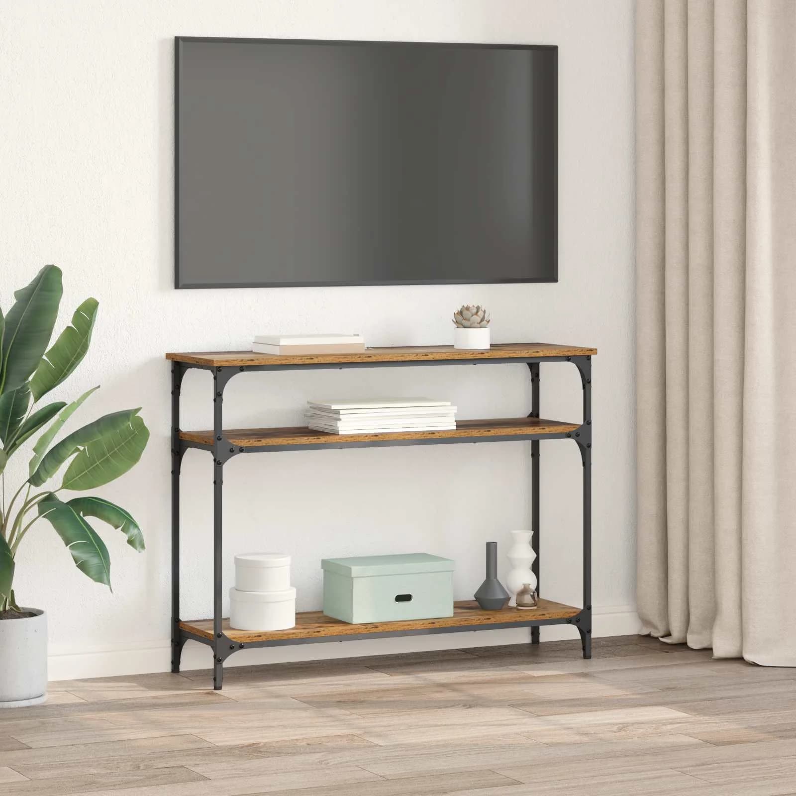 Konzolna miza Star les 100 x 29 x 75 cm Inženirski les - slika 4