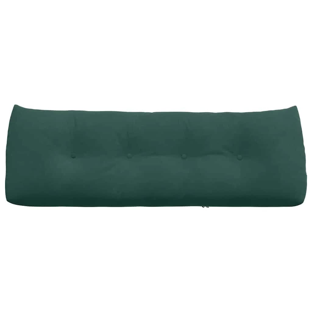 Poglavni vzglavnik Temno zelena 140 x 24 x 50 cm Žamet - slika 6
