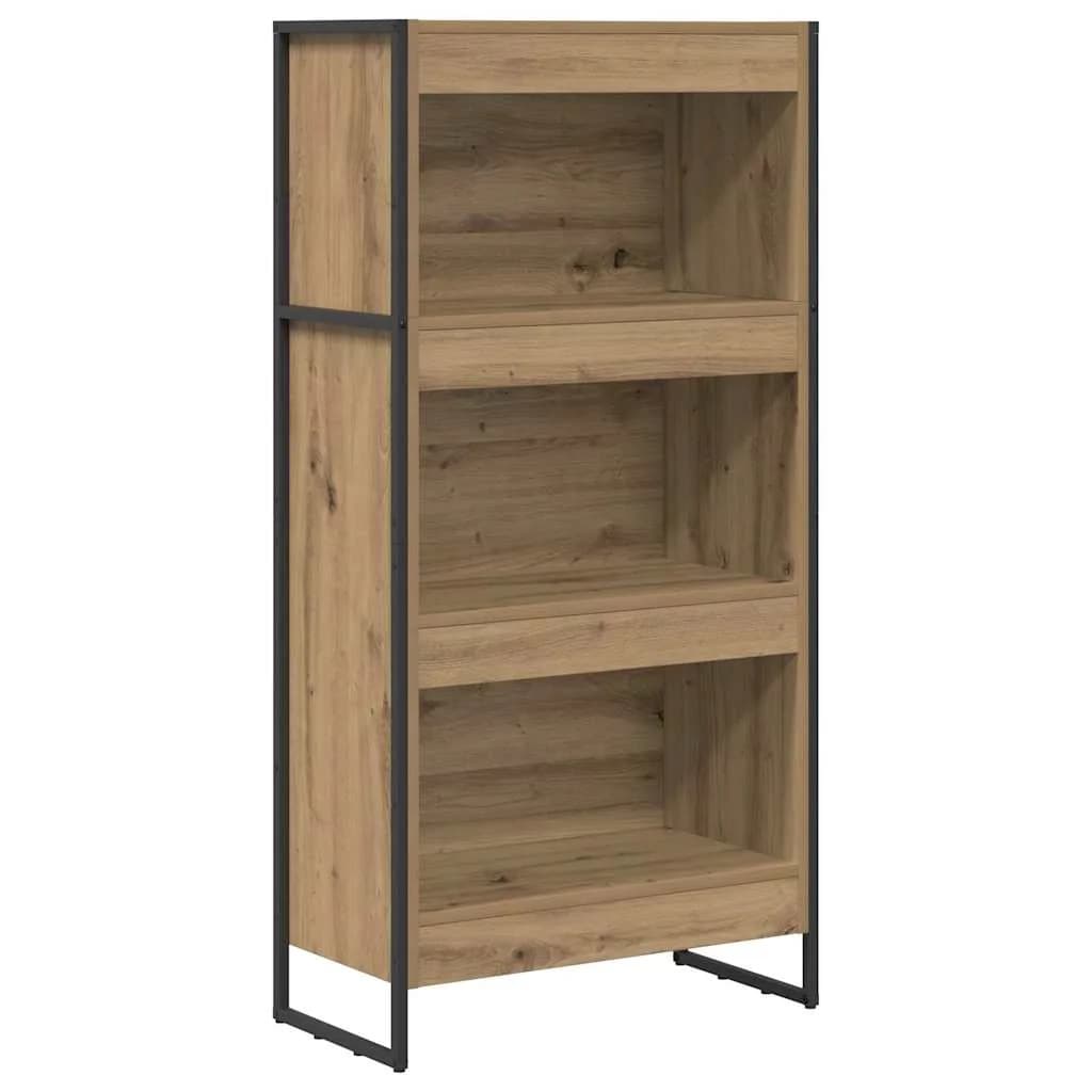 Knjigovni omar 60 x 30 x 121 cm Inženirski les Oreh - slika 2