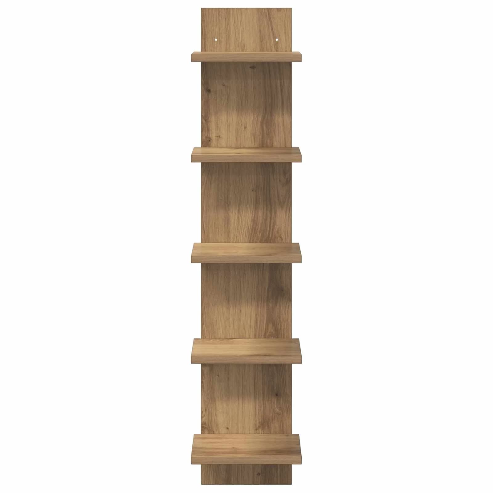 Stenska polica 2 kos Artisan hrast 22 x 15 x 100 cm - slika 4