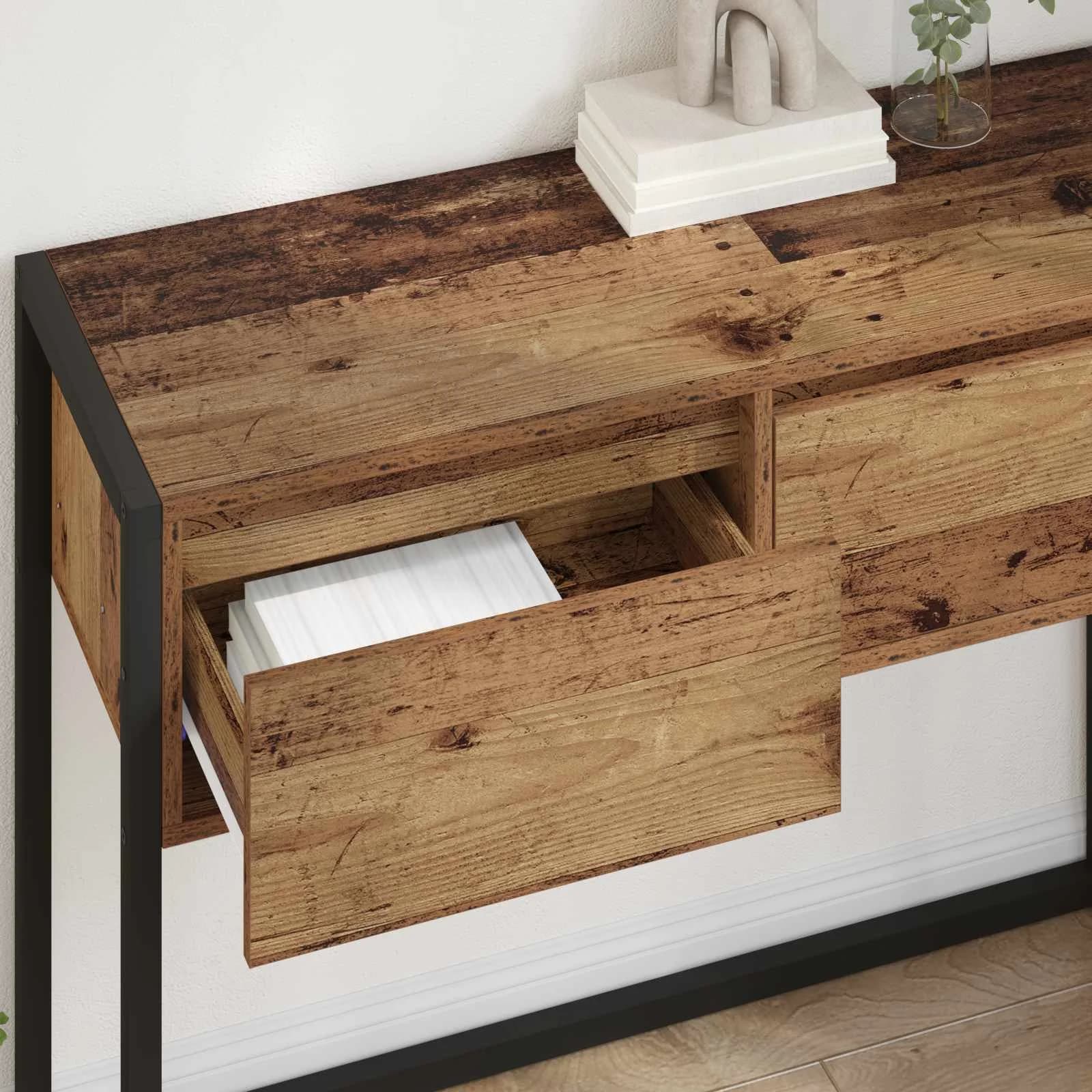 Stranska miza Star les 100 x 36 x 75 cm Inženirski les - slika 4