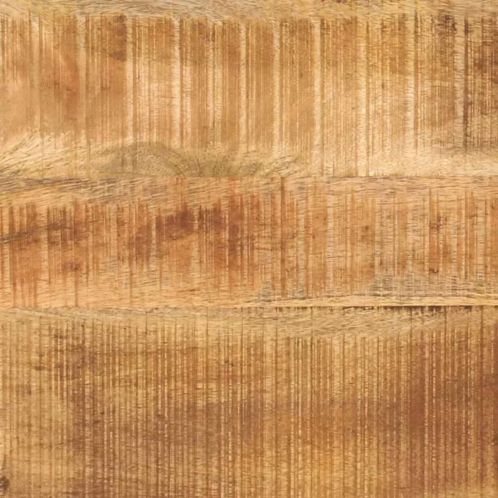 Klubska miza Rjava in črna 110 x 55 x 35 cm Masiven les manga - slika 10