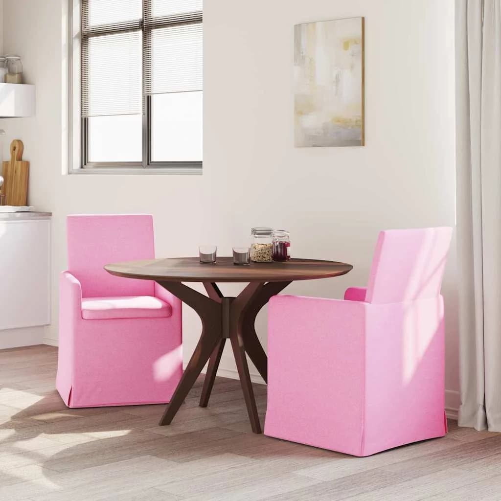 Jedilni stoli 2 kos blago Roza 57 x 67 x 95 cm - slika 3