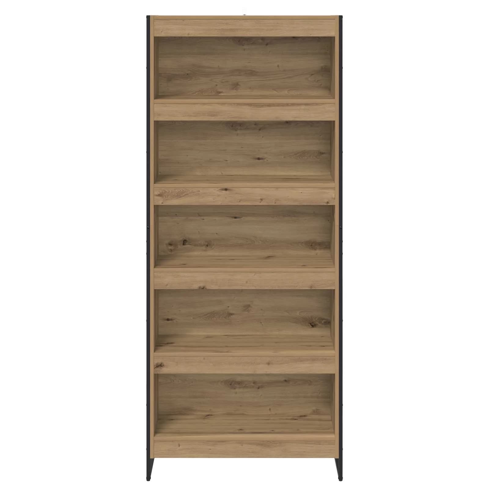 Knjigovni omar 80 x 30 x 189,5 cm Inženirski les Oreh - slika 5
