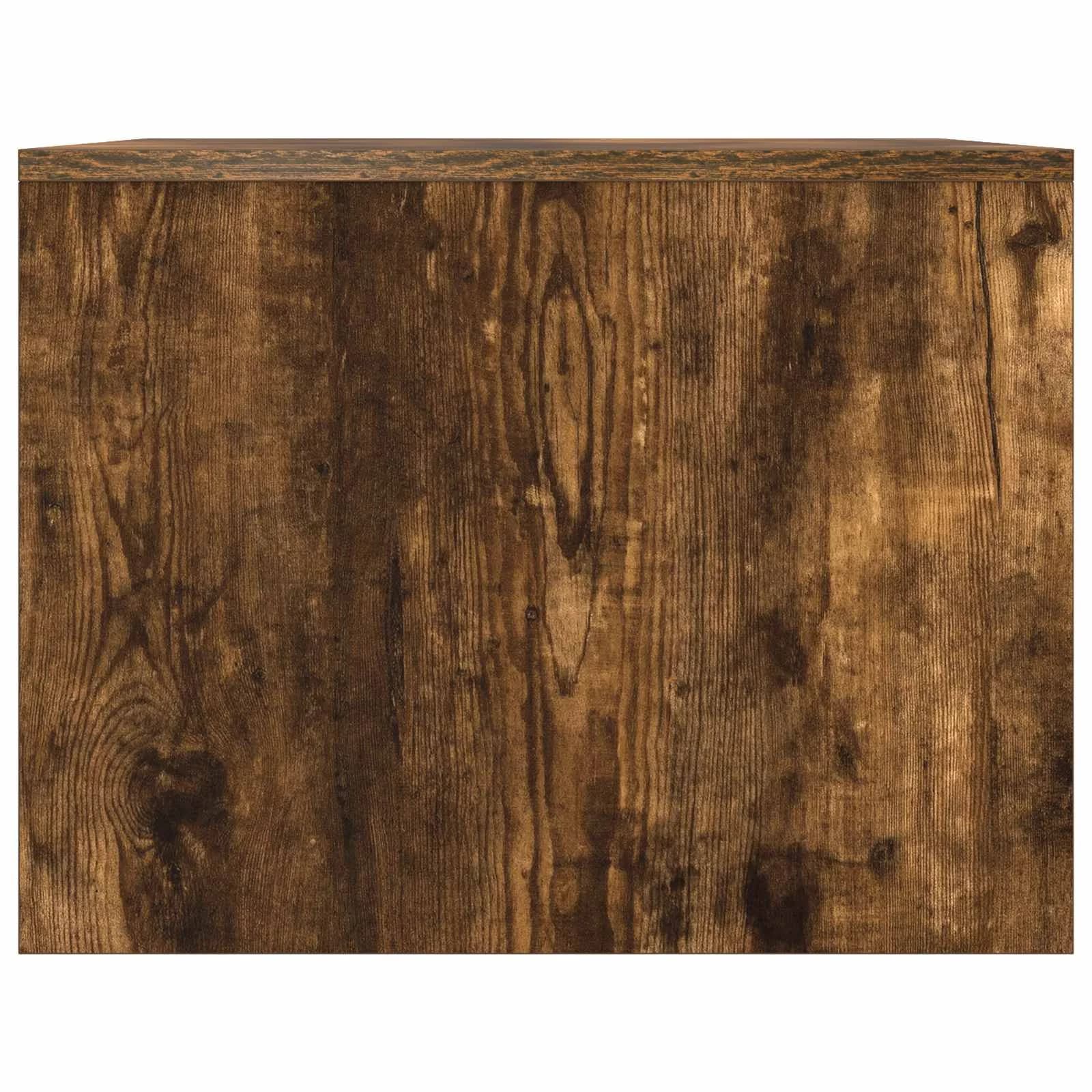 Klubska miza Dimljen hrast 90 x 50 x 37 cm Inženirski les - slika 6
